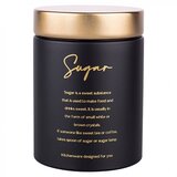 Altom design posuda za šećer crna sa zlatnim poklopcem Sugar 11x11x15 cm - 0204018429 | shoptok.hr