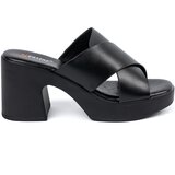 SEASTAR Black mules on a post | Shoptok.si