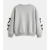 Sinsay Crewneck majica s pamukom i motivom mašni | shoptok.hr