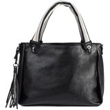 Shelvt Black shoulder bag with pendant | shoptok.hr