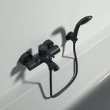 Ideal Standard Mat črna stenska armatura za kad Silk Black – | Shoptok.si