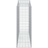  Lučne gabionske košare 10kom 200x50x140/160cm pocinčano željezo | shoptok.hr