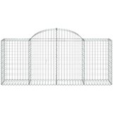  Lučne gabionske košare 7 kom 200x50x80/100 cm pocinčano željezo | shoptok.hr