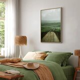  Slika - Road Across the Plains (1 Part) Vertical 40x60 U prirodnom drvenom okviru | shoptok.hr