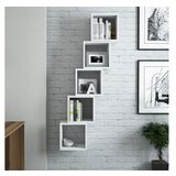Hanah home zidna polica box white