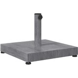  Baza za suncobran Tamno siva drvenasta 45 x 45 x 31,5 cm | shoptok.hr