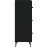  Komoda crna 34 5 x 34 x 90 cm od konstruiranog drva | shoptok.hr