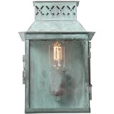 Elstead Lighting Elstead Lambeth Palace 1 zunanja stenska svetilka Verdigris IP44, E27, (22100069) | Shoptok.si