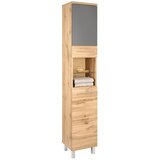 Premium Living Visoka Omara Float, Hrast, Antracit | Shoptok.si