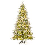Costway Umetno božično drevo z LED-lučkami, 190 cm, (5000503002) Cene