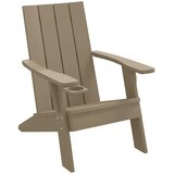  Vrtna stolica Adirondack svjetlosmeđa 75x88,5x89,5 cm PP | shoptok.hr