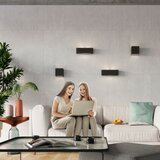 Nice Lamps Sollux SL.0878 - Zidno svetlo VEGA 1xE27/60W/230V u crnoj boji | Eponuda.com