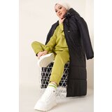 Bigdart T5120 Hooded Long Puffer Hijab Coat - Black | Shoptok.si