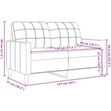 vidaXL Dvosjed tamnosivi 120 cm baršunasti | shoptok.hr
