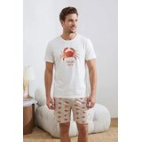 Trendyol muški set pidžama Tmnss26Pt00020, Ecru-Ecru | Eponuda.com