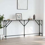  Konzolni stol siva boja hrasta 180x23x75 cm konstruirano drvo | shoptok.hr