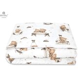 MimiNu Posteljina za dječji krevetić 2-dijelni set Medvjedić Bež | shoptok.hr