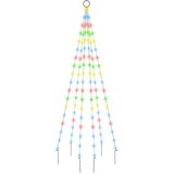  Božićno drvce na stijegu 108 LED žarulja šarene 180 cm | shoptok.hr