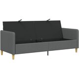 SOFA s pohranom Tamnosiva 192 x 78 x 87 cm Poliester | shoptok.hr