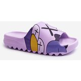 Boto Rubber Slippers with Dark Beige Print Monsters | Eponuda.ba