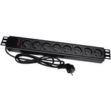 ALANTEC PZ081U3M power extension 3 m 8 AC outlet(s) Indoor Black | shoptok.hr