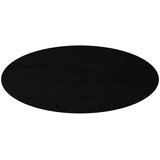 Stolna Mizna plošča temno rjava 140x60x2 cm trdna hrastovina ovalna, (5000268718) | Shoptok.si