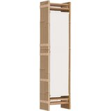  Sklopiva sobna pregrada s 6 panela 240 cm od bambusa i platna | shoptok.hr