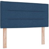 Box Postelja z vzmetnico z vzmetnico Modra 100 x 200 cm blago | Shoptok.si