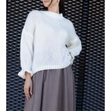 Gemre White asymmetric oversized sweater Castia | Shoptok.si