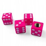  KAPICE ZA VENTIL KOCKICE ROZE (BIJELE TAČKICE) 4/1 | Eponuda.ba