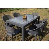  Sto 150x90 sa staklom Antracit | Eponuda.com