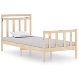 The Living Store Posteljni okvir iz trdnega lesa 90x190 cm - Posteljni Okvir, (21525744) | Shoptok.si