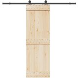 vidaXL Pribor za klizna vrata 213 cm čelični crni Cijene
