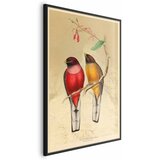  Plakat - Birds on a Branch 60x90 Crni okvir | shoptok.hr
