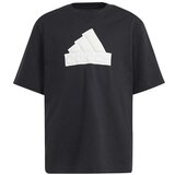 Adidas majica u fi logo t black/white za dečake IS4410 cene