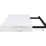  Stenska polica 2 pcs Beli marmor 60 x 23,5 x 4 cm, (5000201535) | Shoptok.si