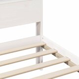  Krevetna konstrukcija Bijelo 80 x 200 cm Masivna borovina | shoptok.hr