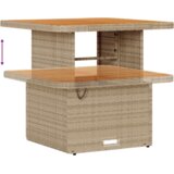 vidaXL 8-dijelni vrtni kauč set s jastučićima Bež Poli Ratan Akacija | shoptok.hr