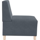 vidaXL sofa stolice 3 pcs tamno siva 55 x 74 x 82 cm baršun | shoptok.hr