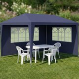 Saska Garden 1067834 vrtni paviljon 3 &amp;times; 4 m s 4 stranice- tamnoplavi Slike