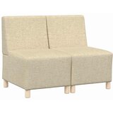 Modularna sofa bez naslona 2 pcs Krema 55 x 74 x 82 cm tkanina | Eponuda.ba