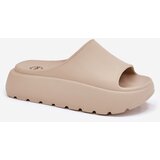 EVENTO Foam Women's Slippers On Platform Beige Xalvania | Shoptok.si
