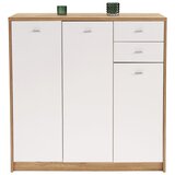 Mömax komoda 4-you new, bela, barva hrasta | Shoptok.si