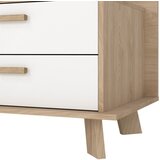 Tvilum Bijela/u prirodnoj boji TV komoda u dekoru hrasta 182x62x51 cm Ikast – | shoptok.hr