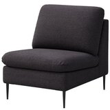 Rodier Črn fotelj iz tkanine bouclé Belle – | Shoptok.si