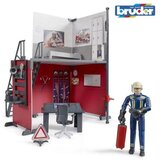 Bruder bworld gasilska postaja z gasilcem | Shoptok.si