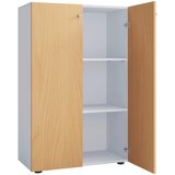 MID.YOU OMARA ZA ČEVLJE bela, barve bukve | Shoptok.si