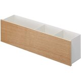 YAMAZAKI Bel/v naravni barvi kovinski organizator za pisalne potrebščine Rin – | Shoptok.si
