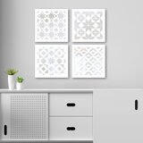 Wallity set ogledala BYZ1508840039, beli Cene
