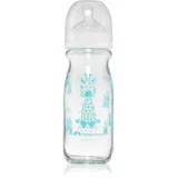 Bebe Confort Emotion Glass White steklenička za dojenčke Giraffe 0-12 m 270 ml